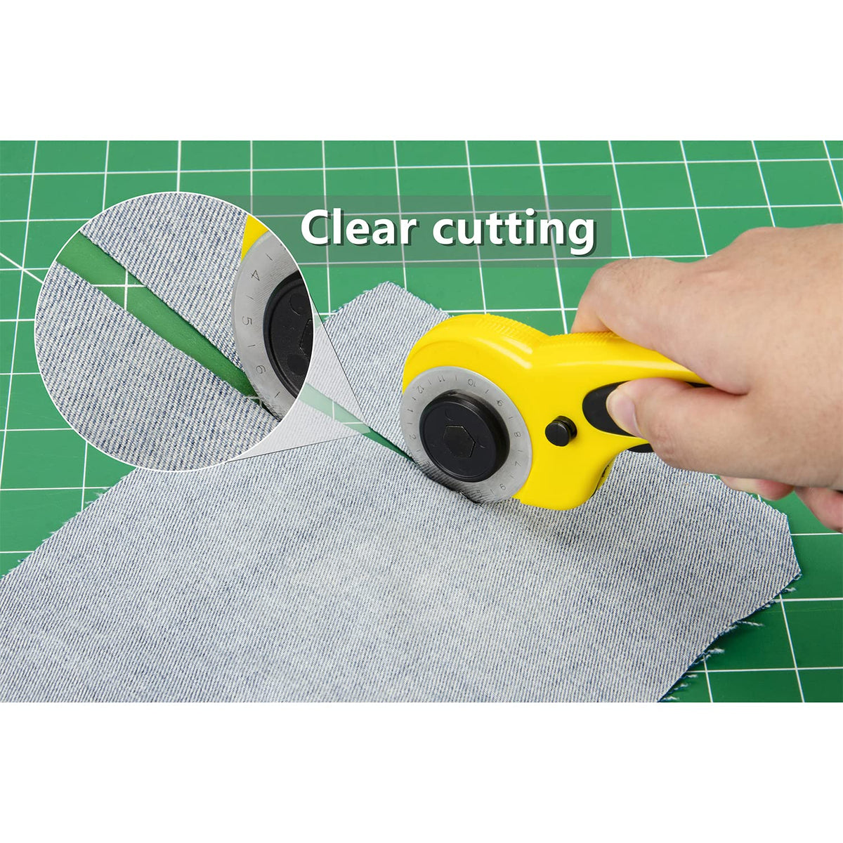 WORKLION 12" x 18" Art Self Healing PVC Cutting Mat, Double Sided, Gridded Rotary Cutting Board for Craft, Fabric, Quilting, Sewing, Scrapbooking Project……