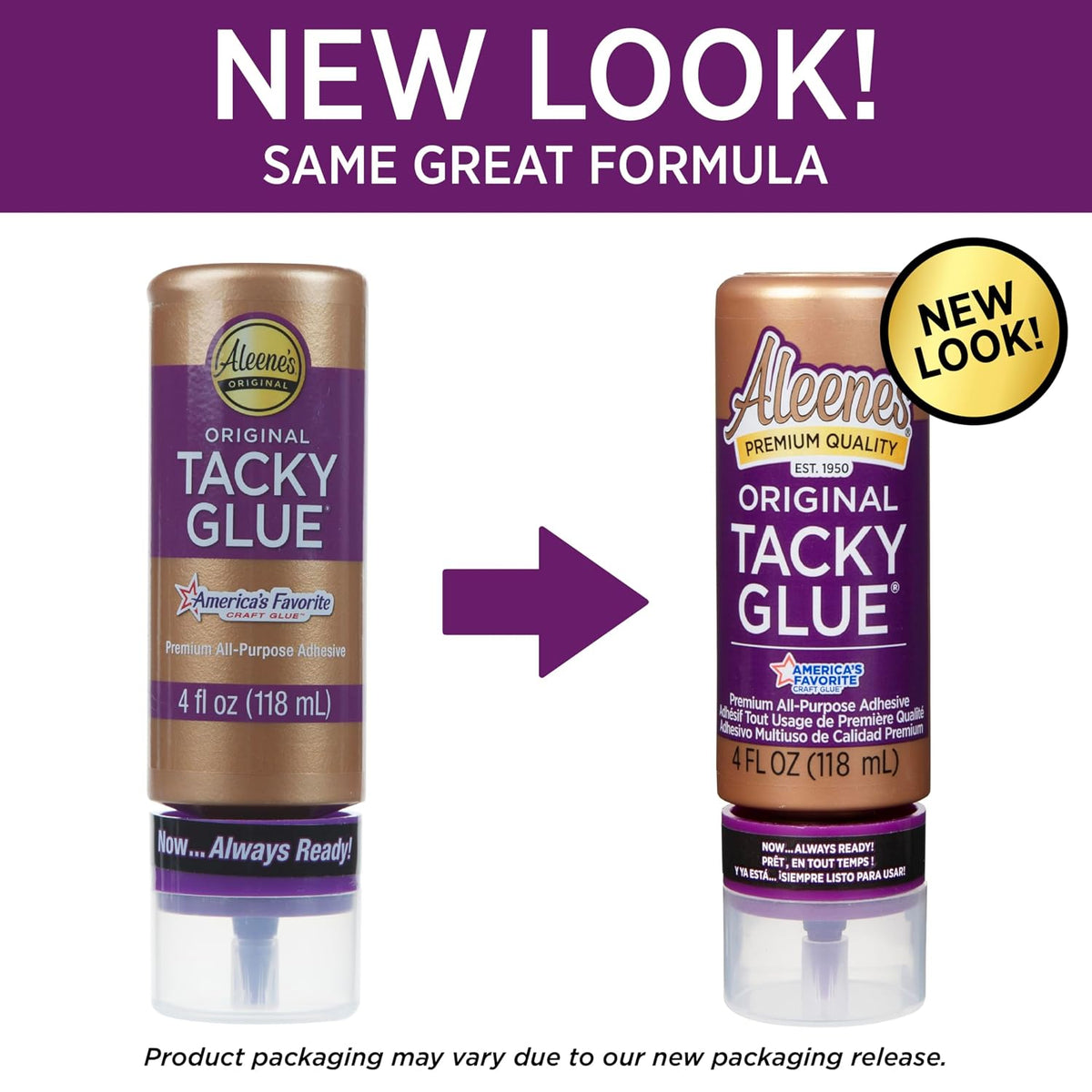 Aleene's: Original Tacky Glue, 4 fl oz – Always Ready Inverted Bottle
