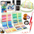 Shuttle Art 96 Colors Dual Tone Refillable Acrylic Markers with 100 Refills