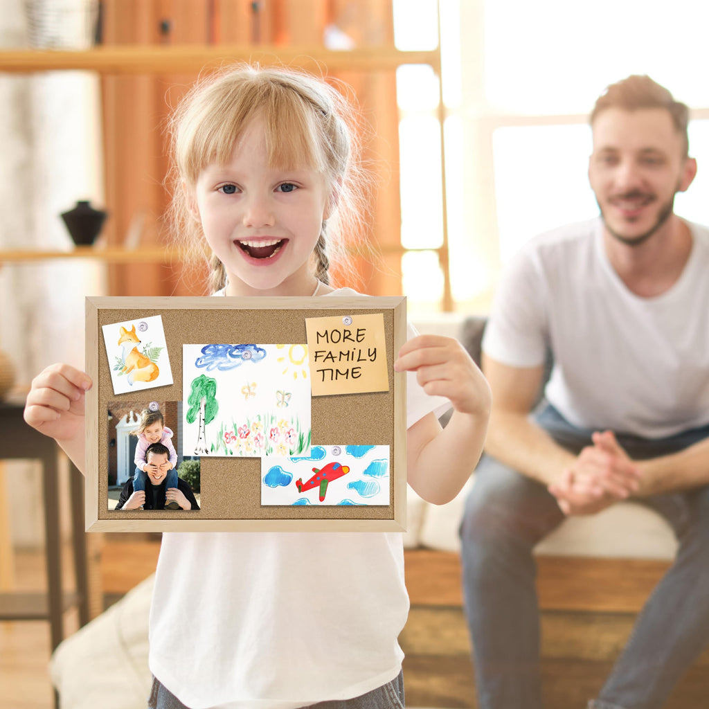 DAHAPYBOO Framed Cork Bulletin Board