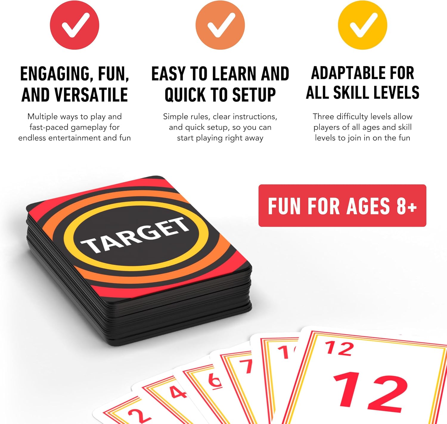 Elevate Prep: Target — Mental Math Card Game (Ages 8+)