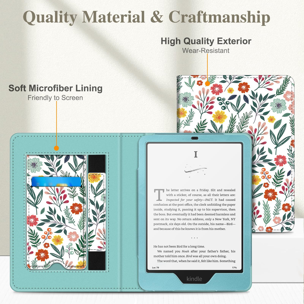 Fintie Case for 7"/6.8" Kindle Paperwhite 12th/11th Gen & Kindle Colorsoft