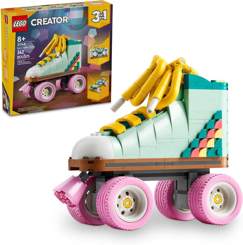 LEGO Creator 3-in-1: Retro Roller Skate (Ages 8+, 31148)