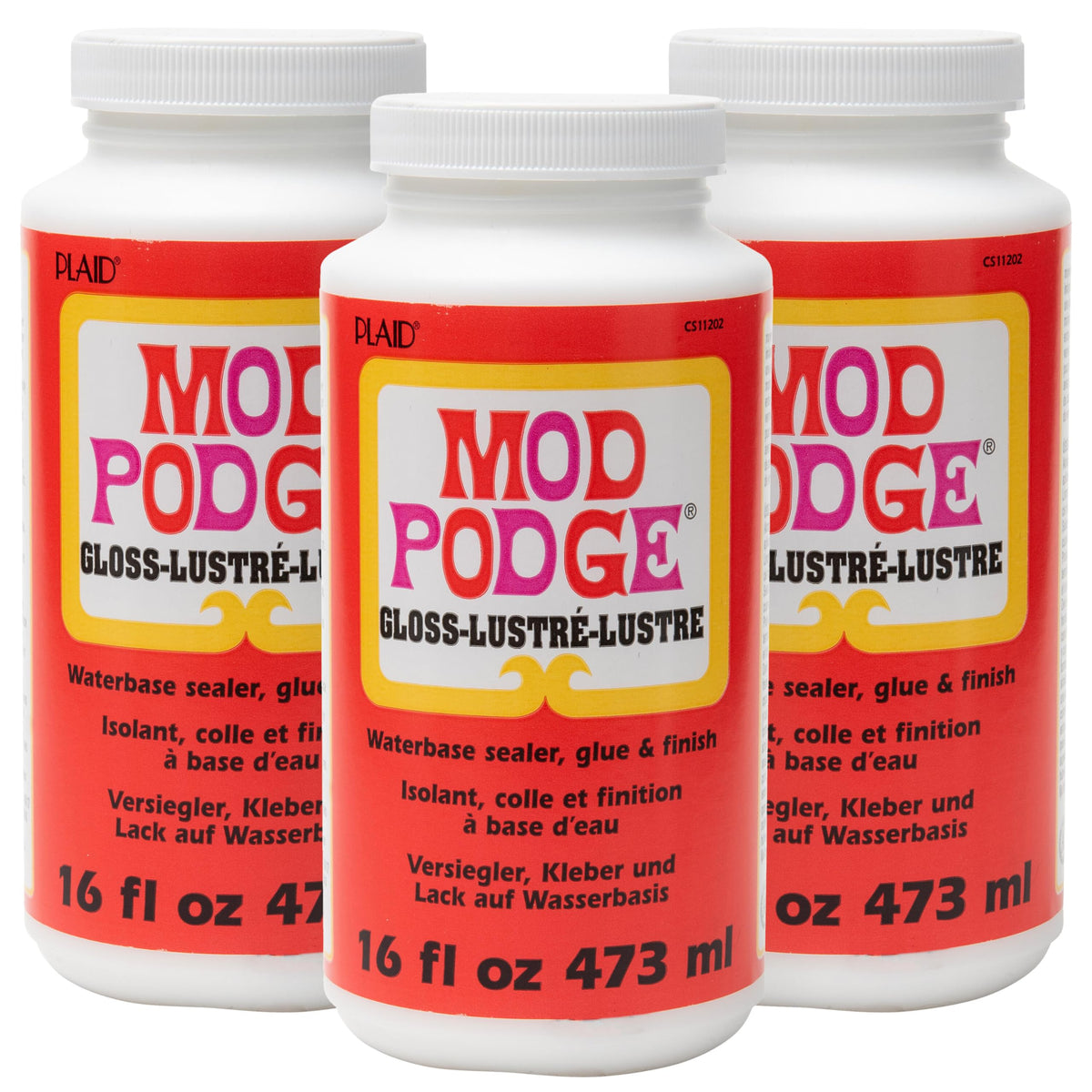 Mod Podge Gloss Decoupage Glue, Sealer & Finish – Multiple Sizes