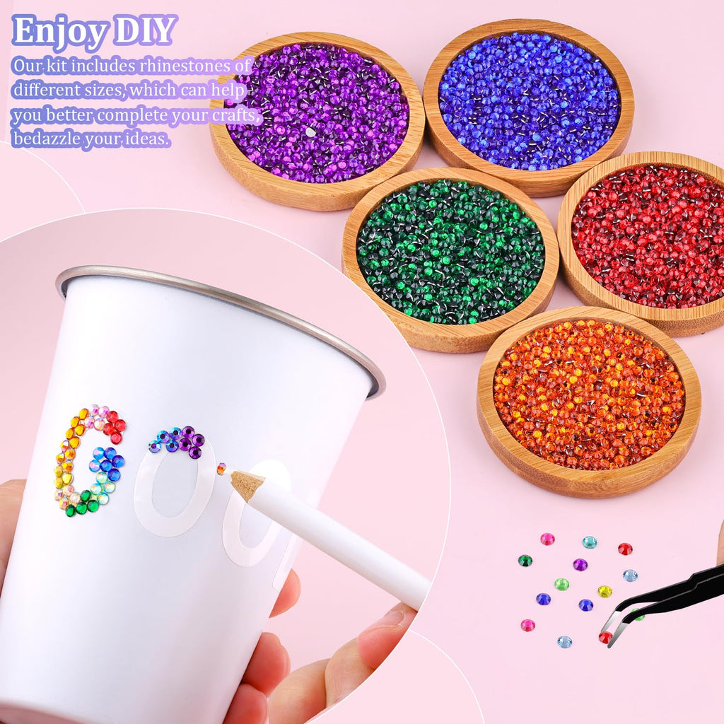 Bedazzling Kit 50000Pcs 3mm Jelly Rhinestones - Diamond Art