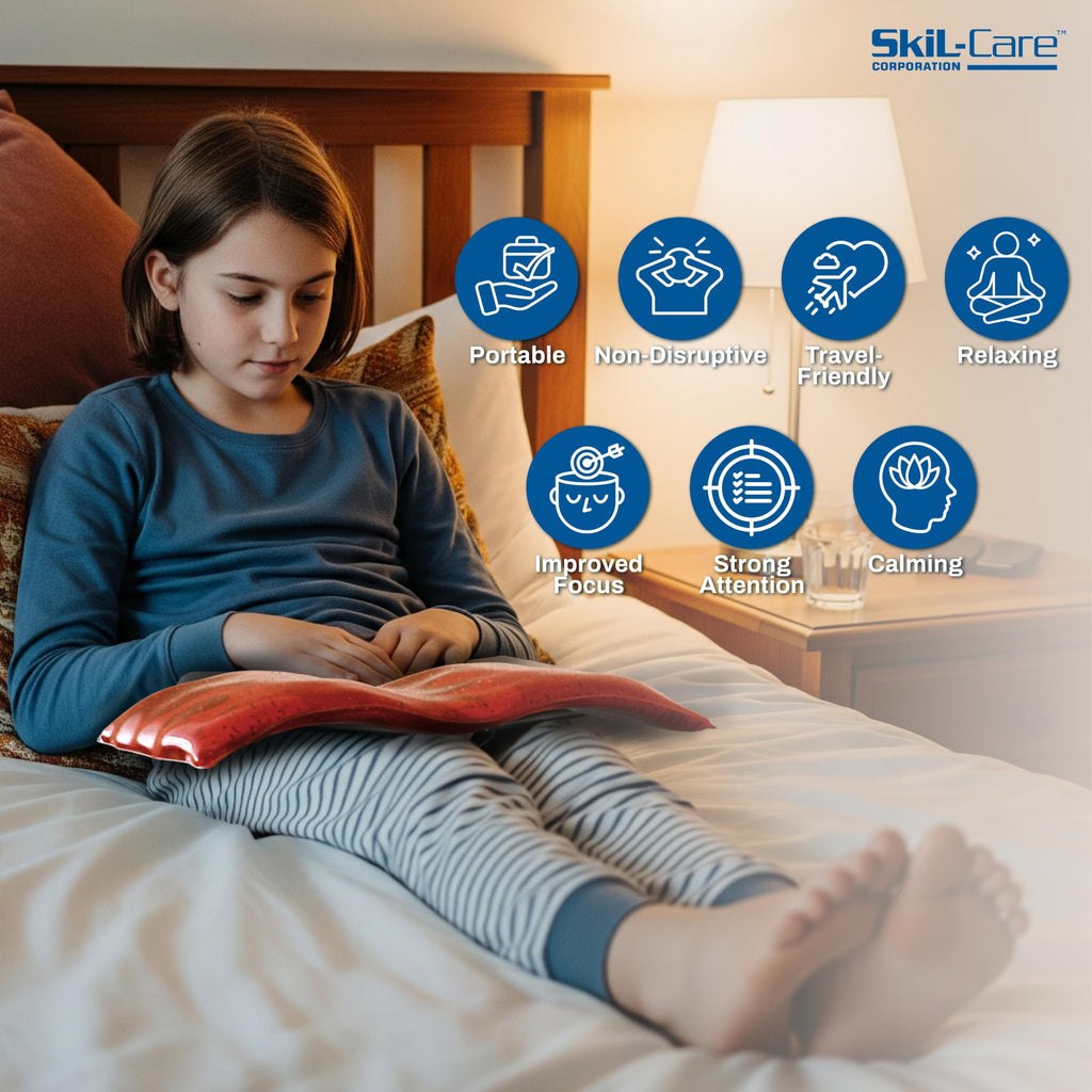 Skil-Care Gel Lap Pad, Tactile Visual Sensory, Wipe-Clean, 7 lb