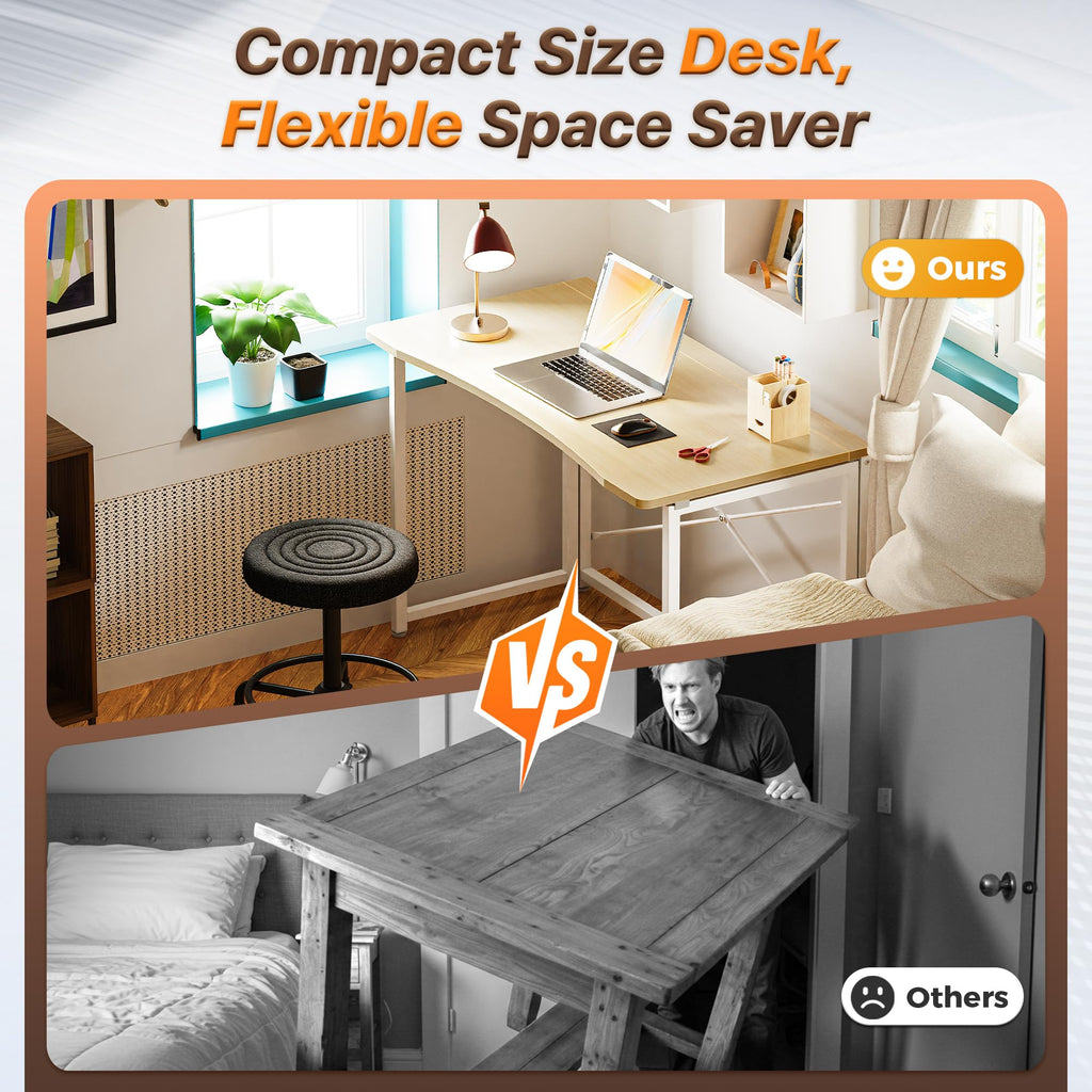 Huuger 31.5-Inch Folding Student Desk