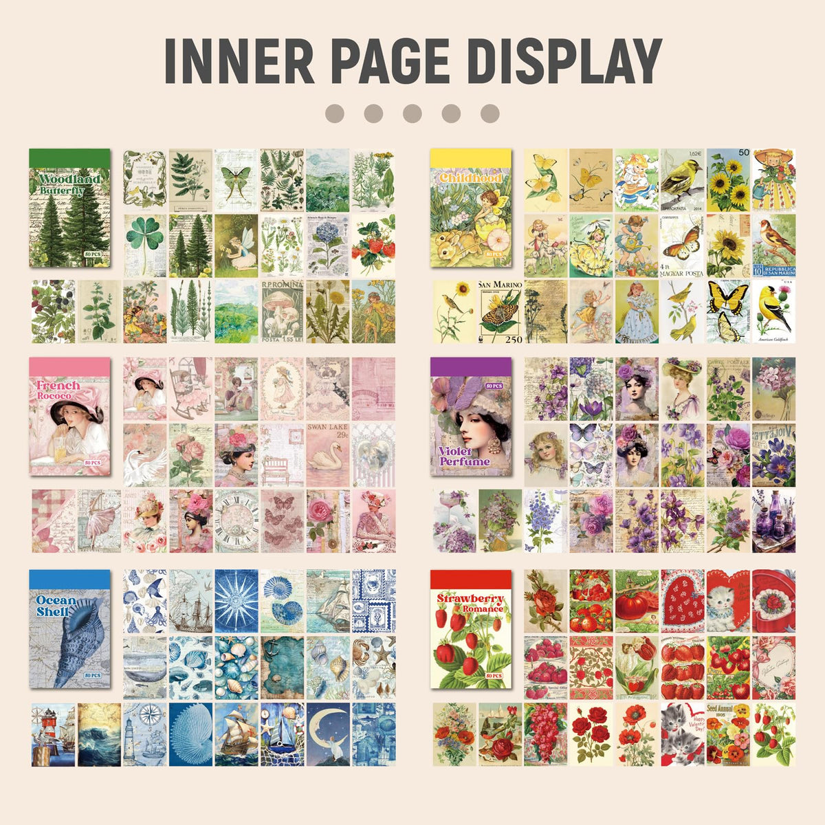 PRSTINCOL 2346PCS Quote Stickers,48 Sheets Scrapbook Supplies Kit Word Stickers for Journaling, Card Making, Vision Board Supplies for Adults Crafting