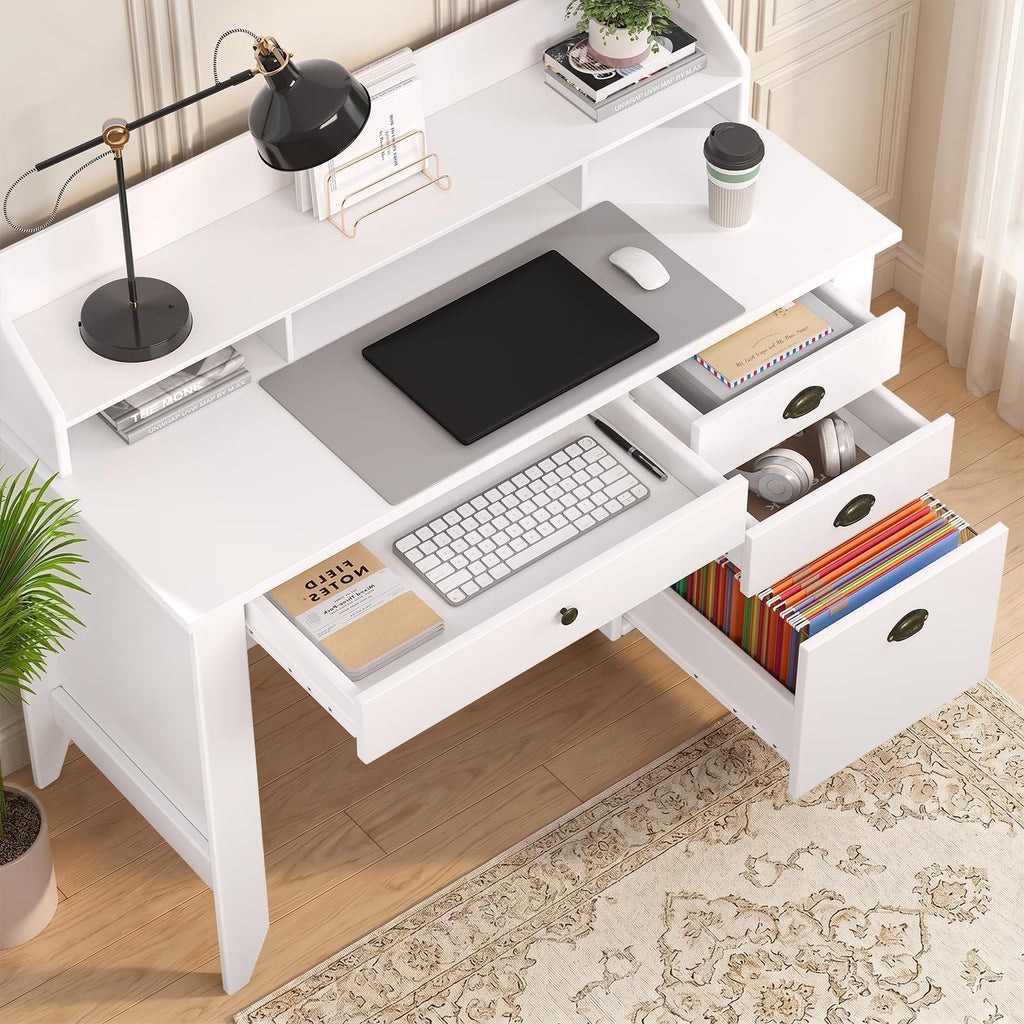 4 EVER WINNER 47-Inch Student Desk with Drawers