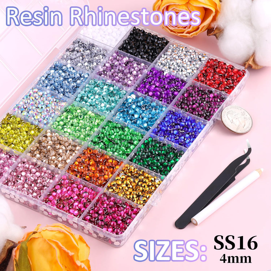 Bedazzling Kit 50000Pcs 3mm Jelly Rhinestones - Diamond Art