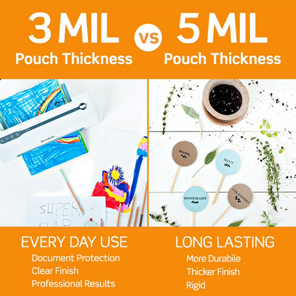 Scotch: Letter Size Thermal Laminating Pouches