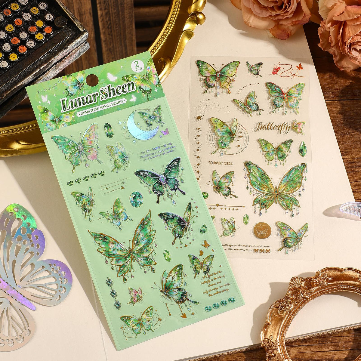 750 Pcs Stickers for Scrapbooking,Christmas Self-Adhesive Scrapbook Sticker