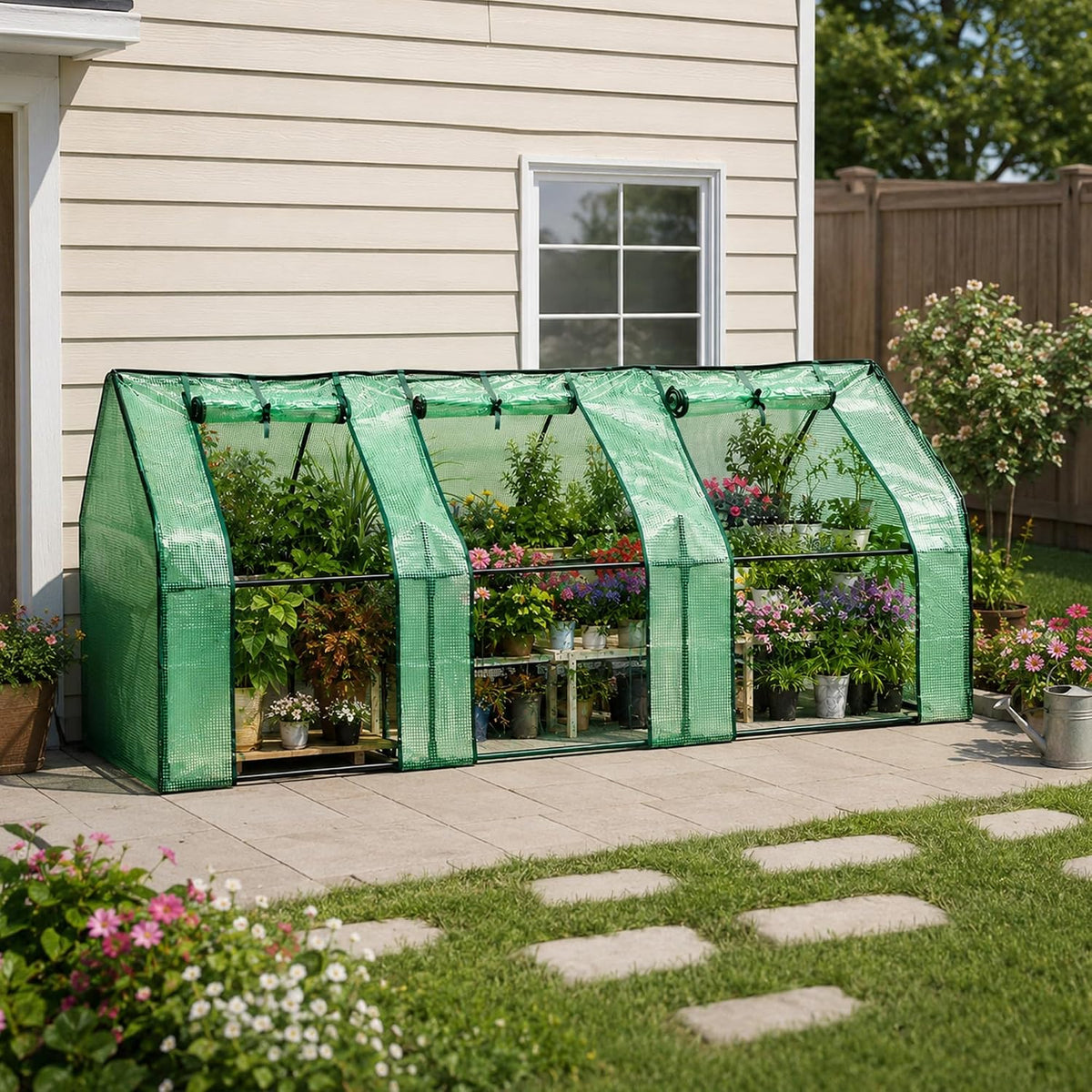 ScienGarden Portable Tunnel Greenhouse (Medium & Large)