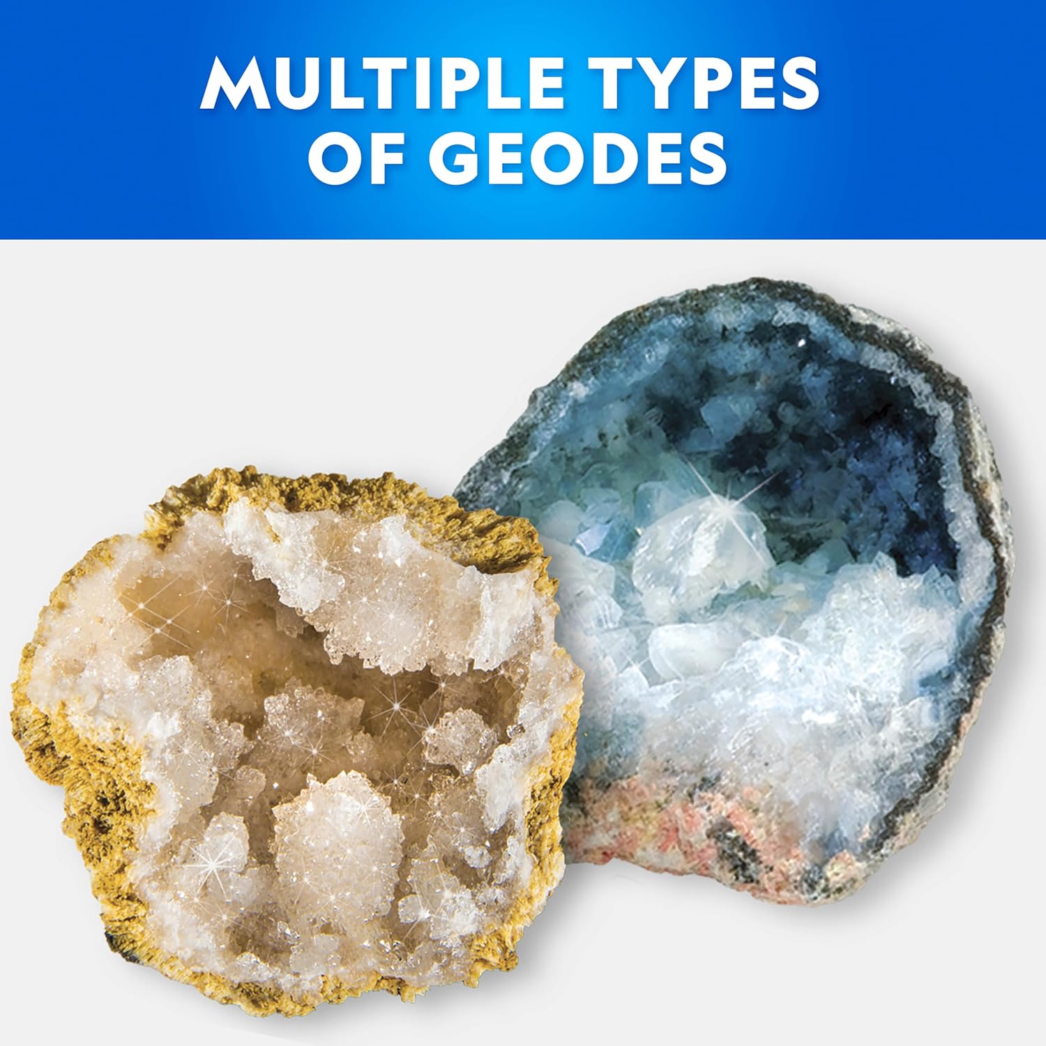 National Geographic: Break-Open 15 Premium Geodes Science Kit (Ages 8+)