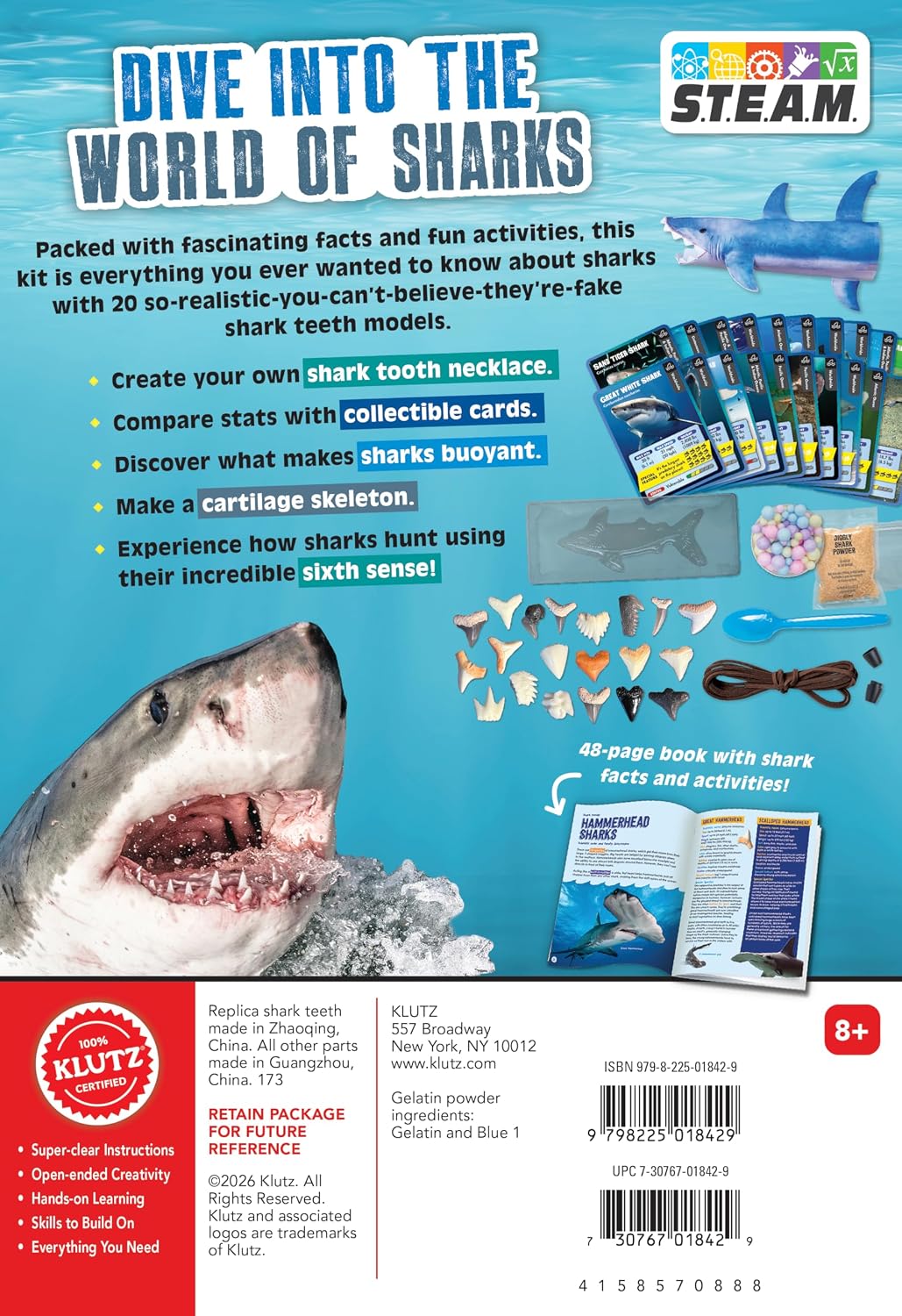 Klutz STEAM Lab Shark-Tastic Teeth!
