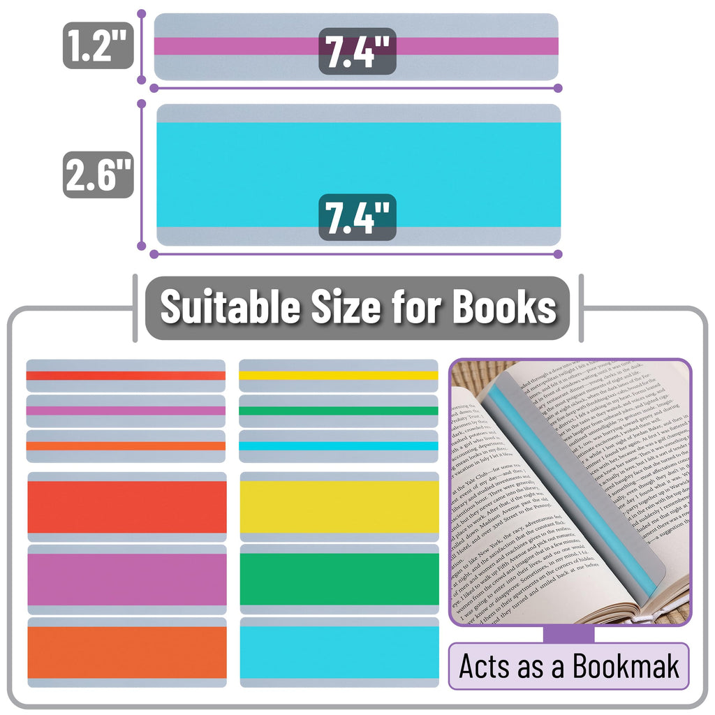 Mr. Pen- Guided Reading Strips, 18 Pack, Colorful, Bookmarks for Kids
