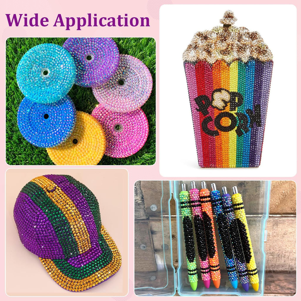 Bedazzling Kit 50000Pcs 3mm Jelly Rhinestones - Diamond Art