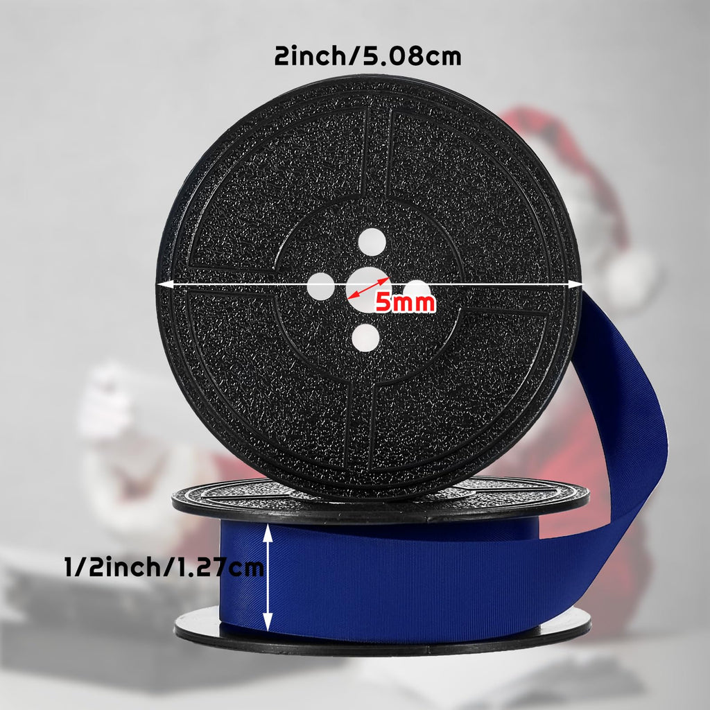 Tenare 4 Pairs Universal Typewriter Ribbon, Calculator Ribbon, Red, Black