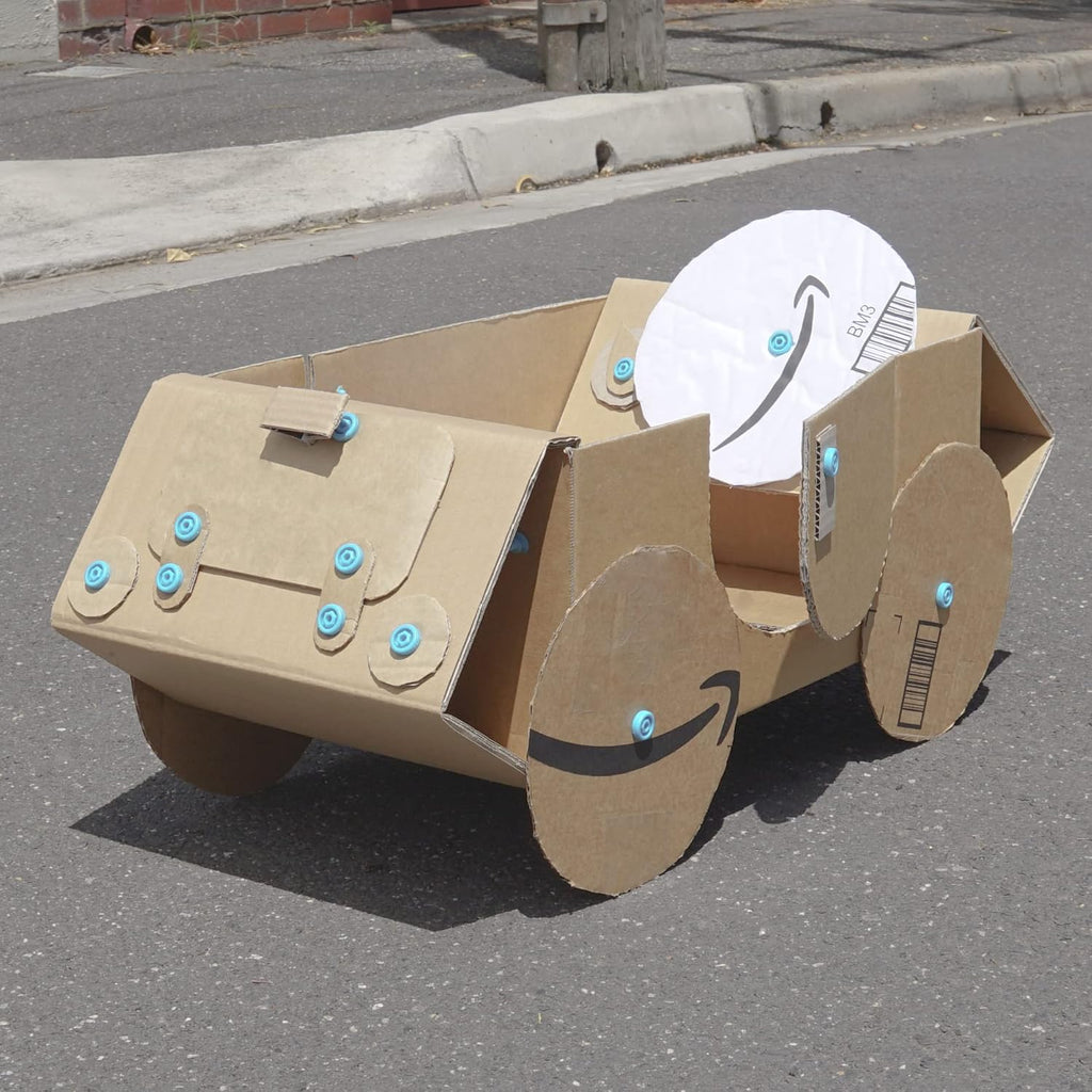 Makedo Starter | Cardboard Construction Starter Pack, 36 Pieces, Age 4+