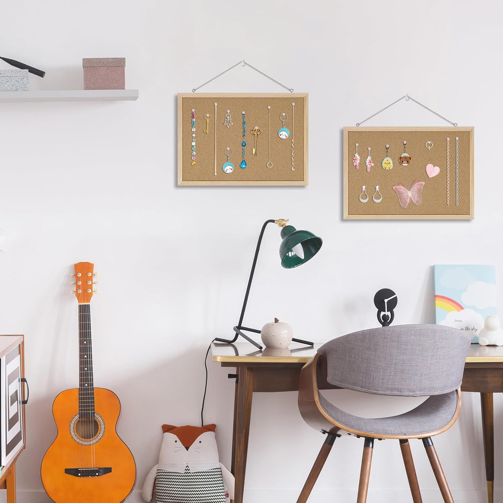 DAHAPYBOO Framed Cork Bulletin Board