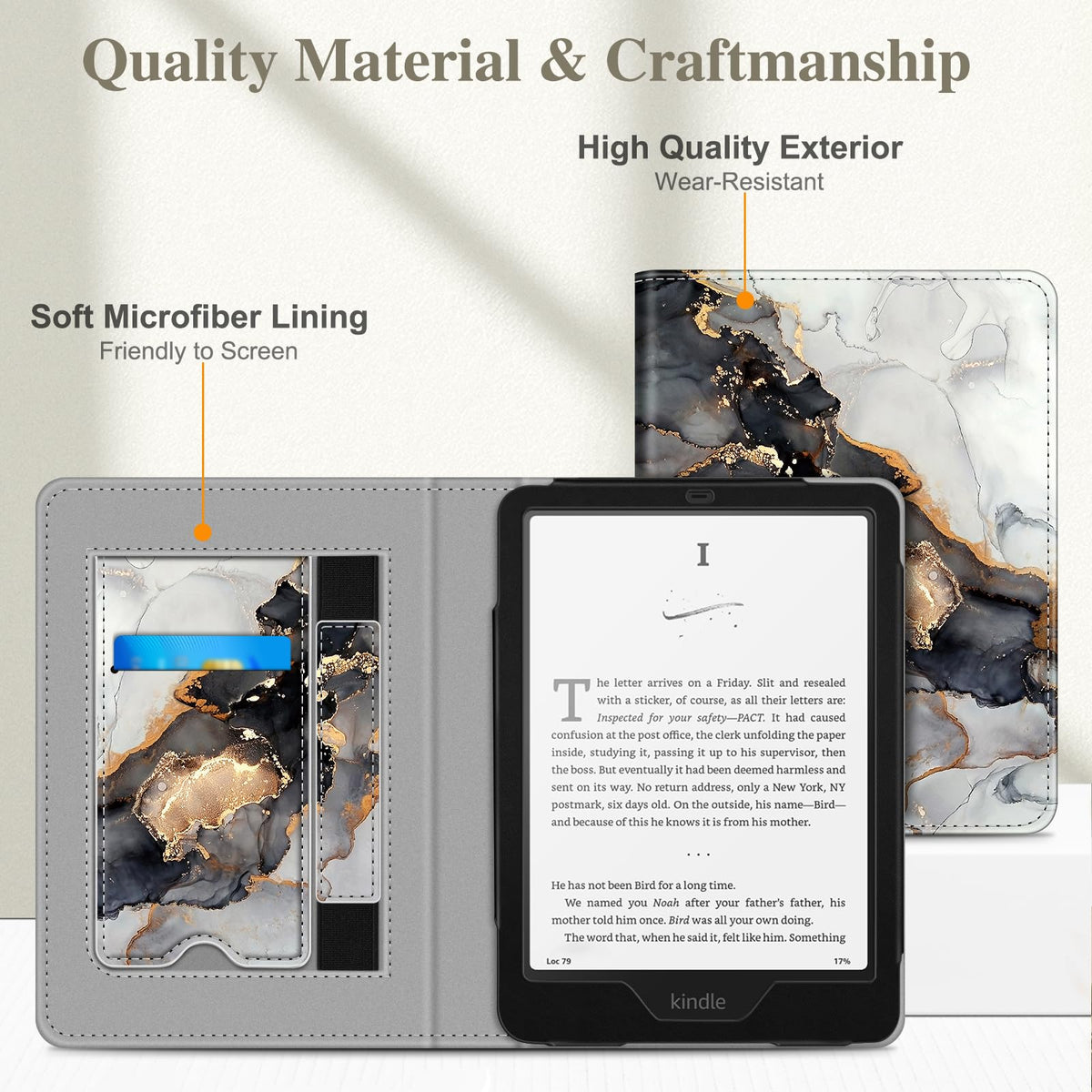 Fintie Case for 7"/6.8" Kindle Paperwhite 12th/11th Gen & Kindle Colorsoft