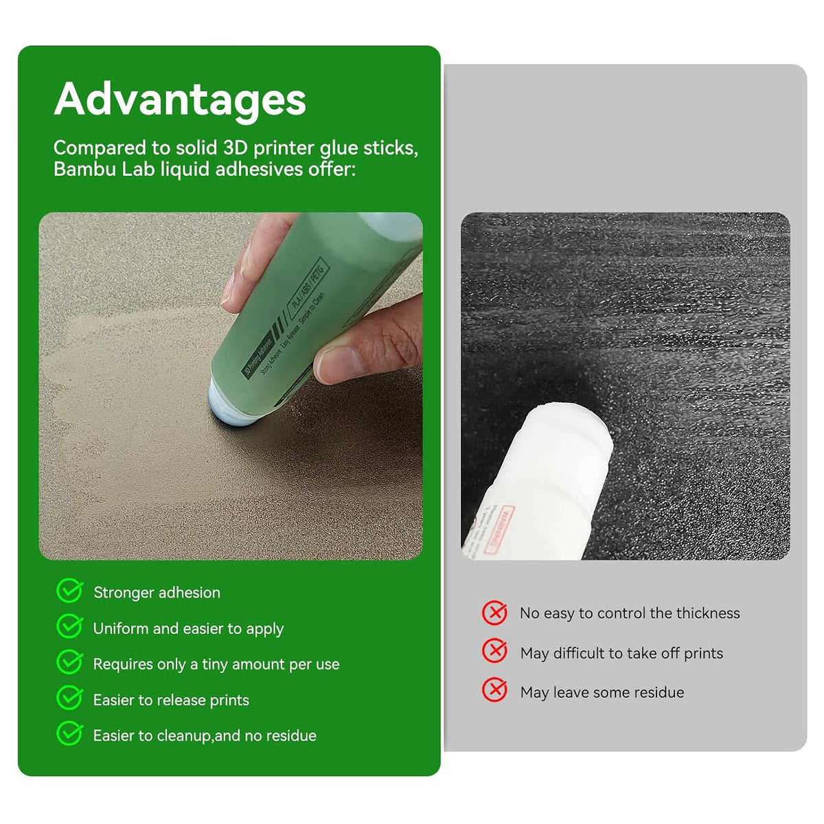 3D Printer Bed Adhesive,3D Print Glue Stick for Build Plate