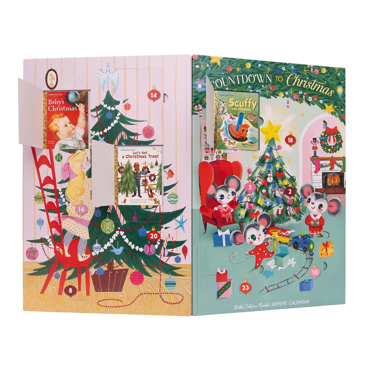 Little Golden Books Advent Calendar: Countdown to Christmas: With 24 Winter Holiday Books