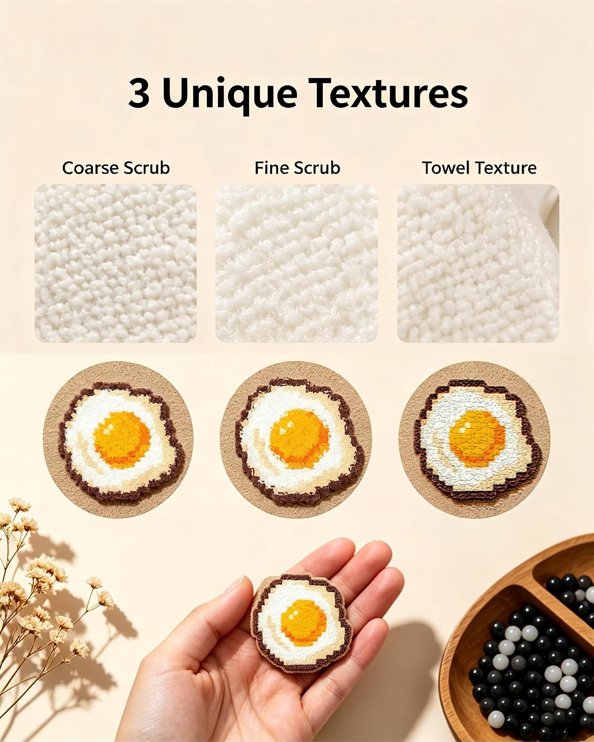 2pcs Fuse Bead Ironing Towel with Thick Texture for DIY Crafts