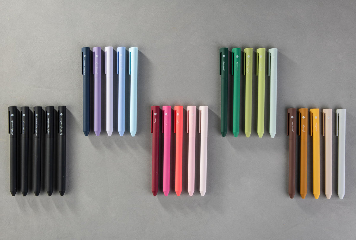 DIVERSEBEE Black Gel Ink Pens, 0.5 mm Gel Pens Fine Point