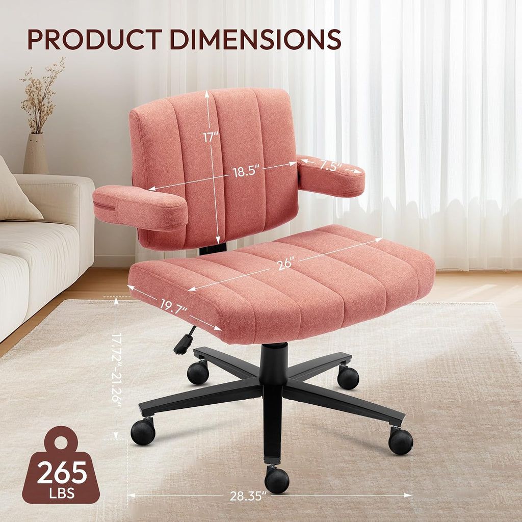 Vigosit Plush Cross-Legged Desk Chair (Multiple Colors)