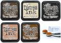 Tim Holtz Distress Ink Pads Set, 3x3 Inches, Earthy Colors