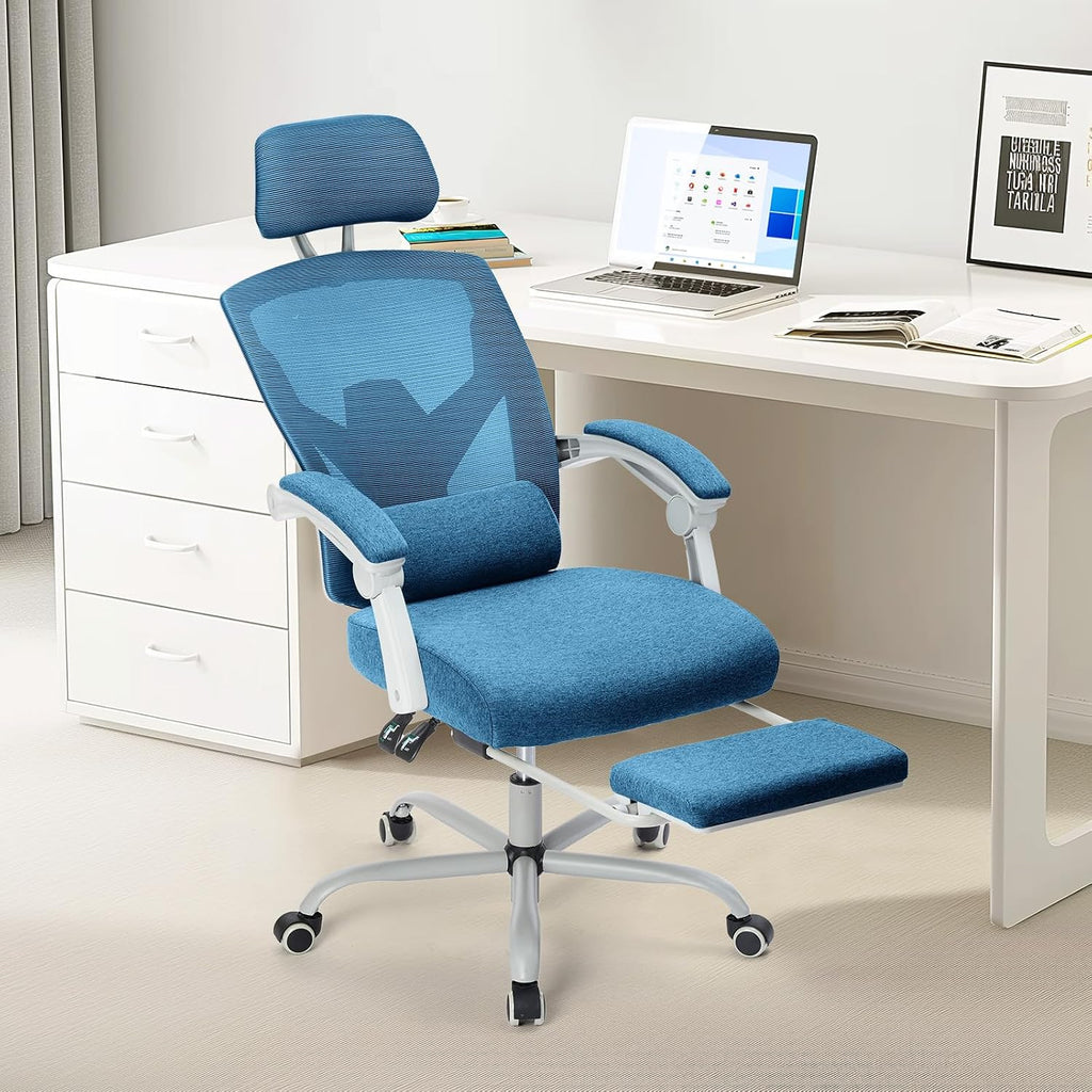Sweetcrispy Ergonomic Office Desk Chair, Swivel Computer Chair