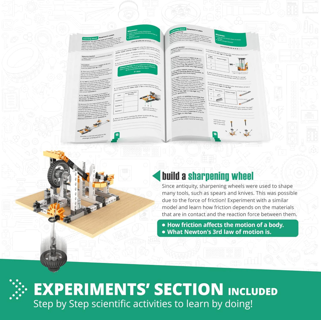 Physics Laws — Inertia, Friction & Circular Motion Engineering Kit (Ages 9+)