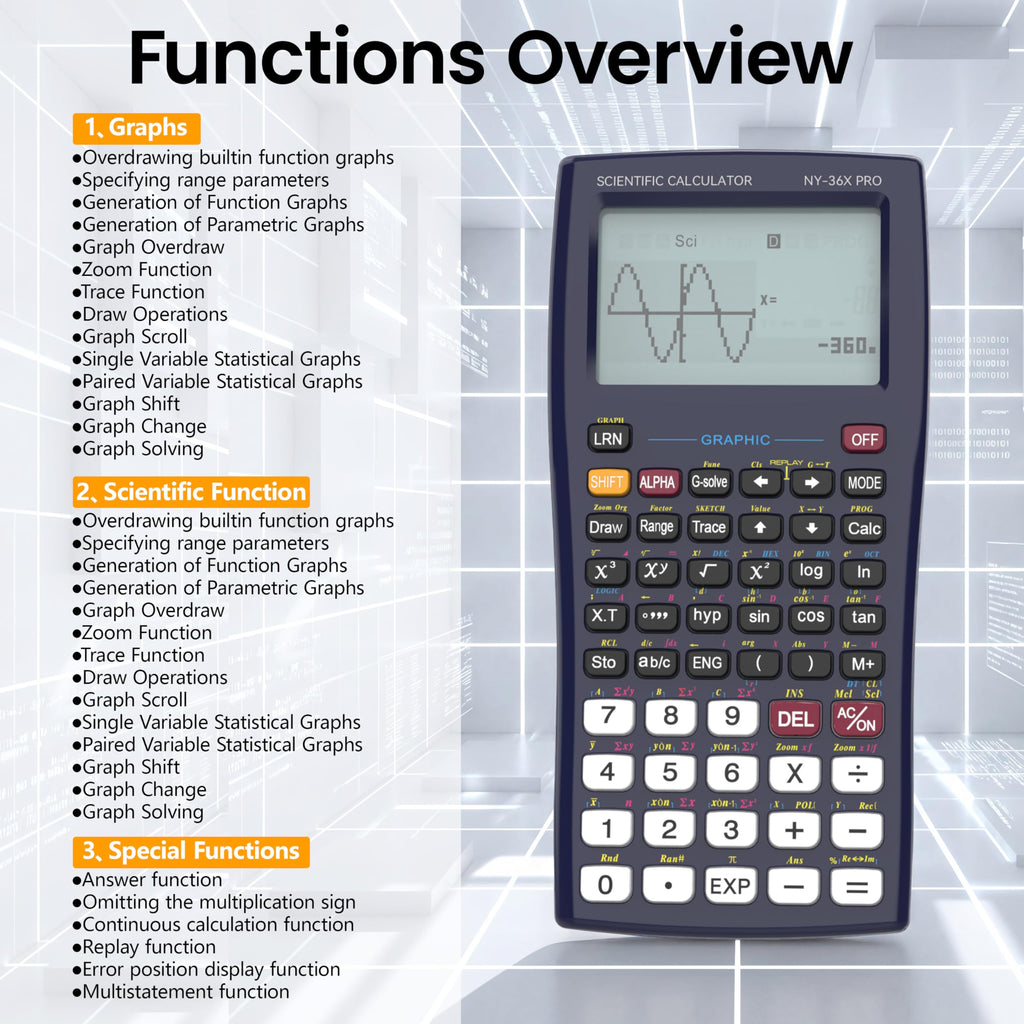 ROATEE 991ES MAX Scientific Calculator with Notepad