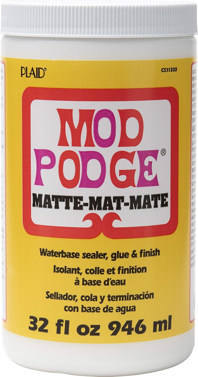 Mod Podge Matte Decoupage Glue, Sealer & Finish – 32 oz