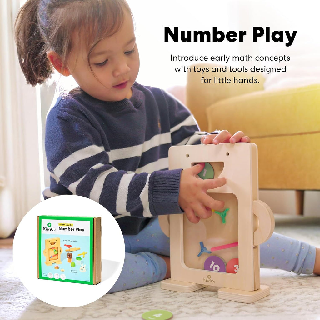 KiwiCo Preschool Learning Bundle: Color Mix & Number Play Kits, Ages 2+