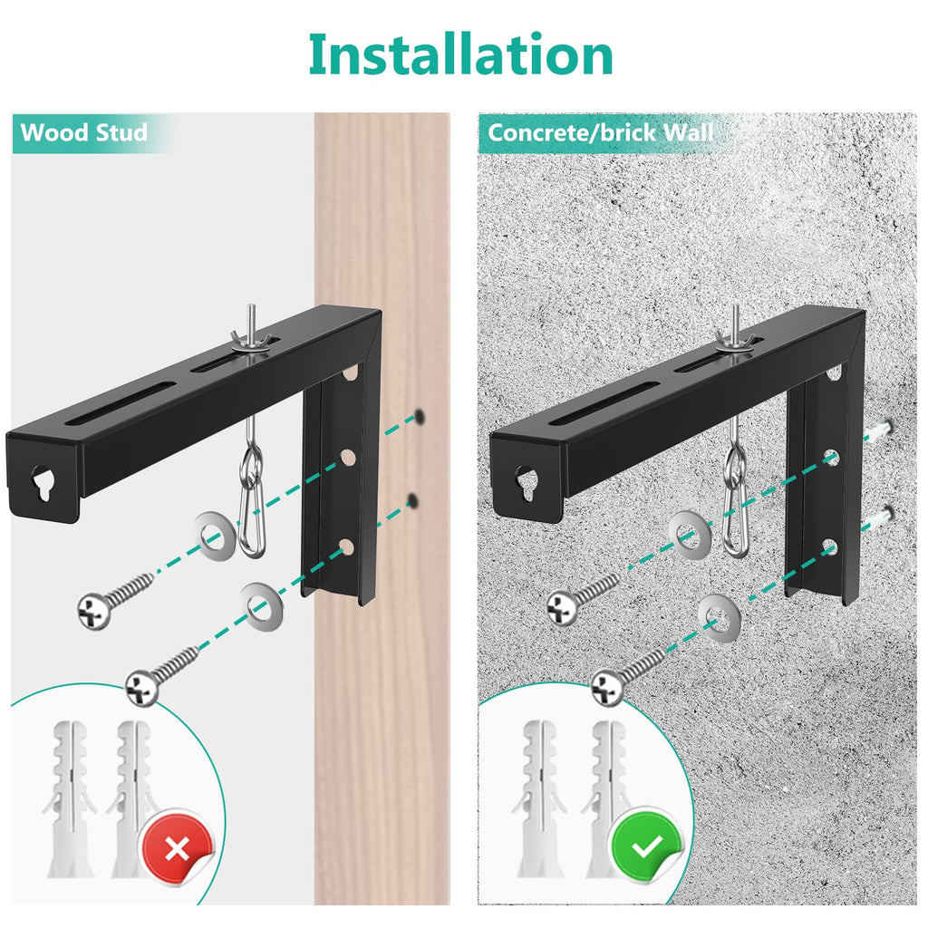 WALI Universal Projector Screen Ceiling Mount, Holds up to 66 lbs