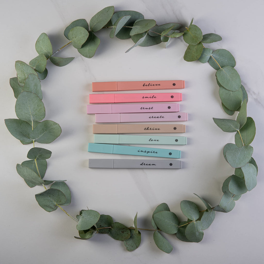 DIVERSEBEE Bible Highlighters with Soft Chisel Tip, No Bleed (Pastel)