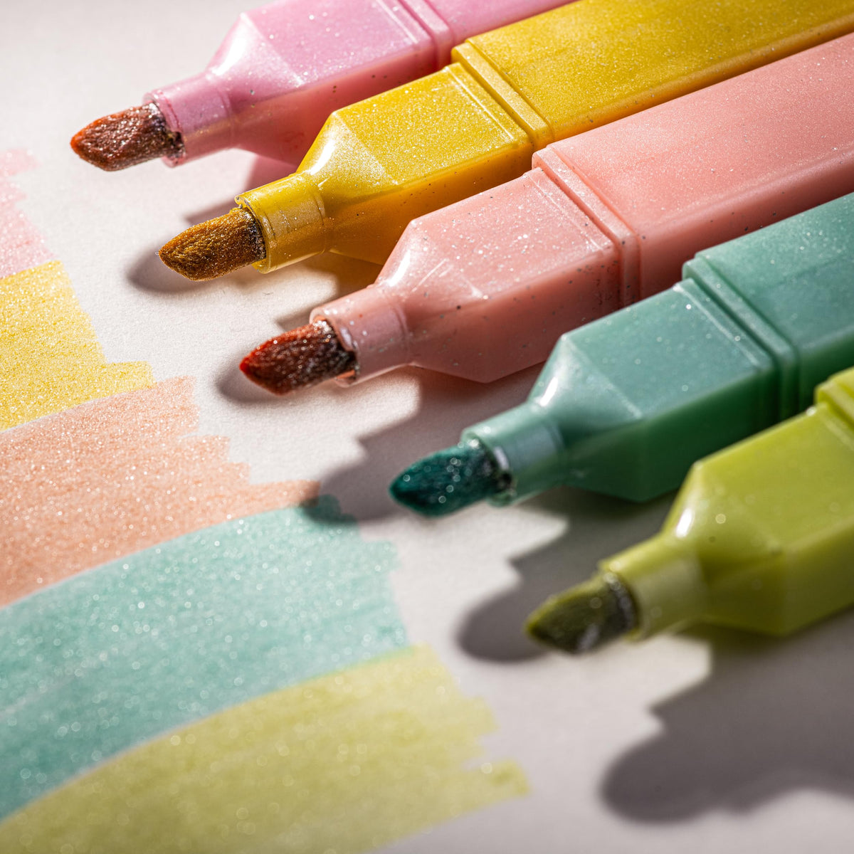 DIVERSEBEE Bible Highlighters with Soft Chisel Tip, No Bleed (Pastel)