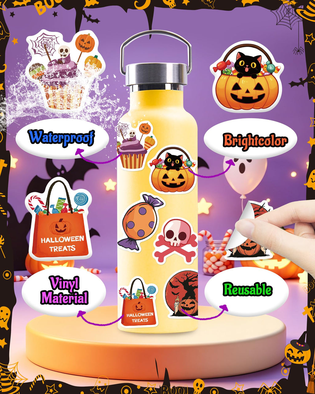 300 Pcs Funny Stickers for Adults, Sticker Pack for Water Bottle Laptop