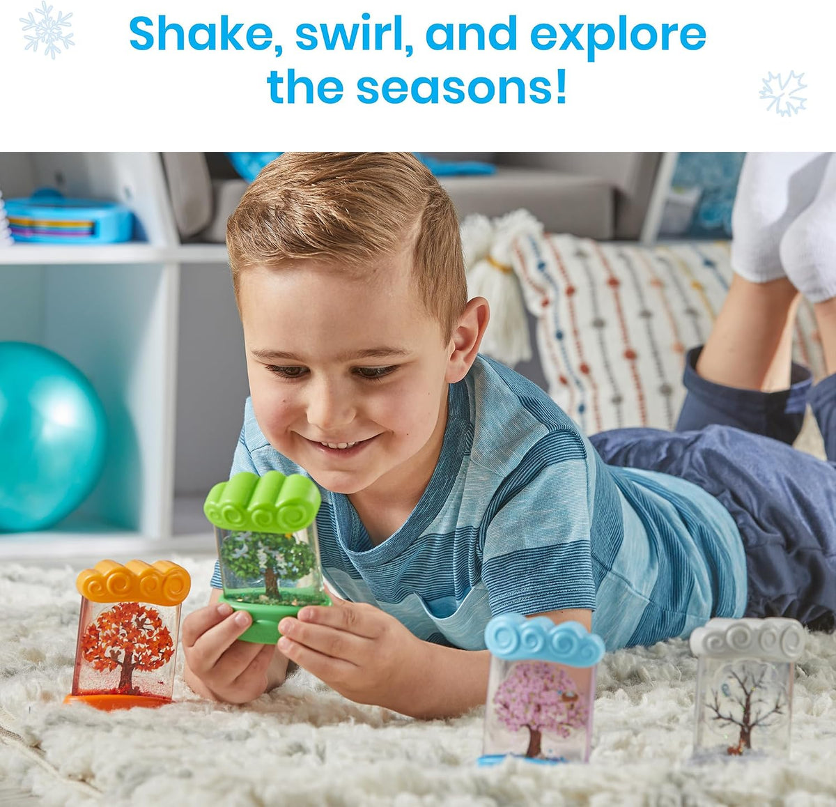 hand2mind Changing Seasons Sensory Tubes, Science Toys, Ages 3+