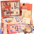 emmoolife 348 Pcs Scrapbooking Supplies Kit, Vintage Aesthetic Scrapbook Kit for Bullet Junk Journal, Stationery, A6 Grid Notebook, DIY Journaling Supplies, Birthday Craft Gift for Teen Girl Women