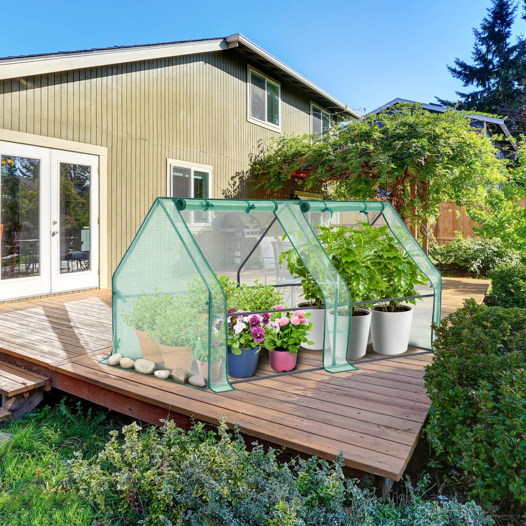 Ohuhu Portable Mini Greenhouse (71 × 36 × 36 in)