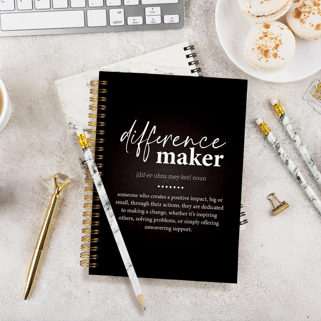 Funny Black Cat Spiral Notebook,Office Notebooks for Work
