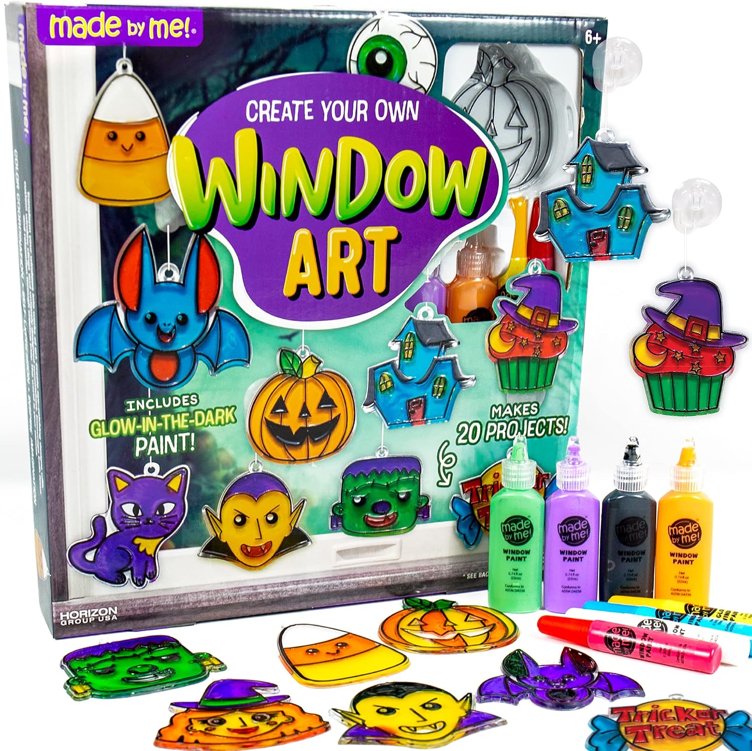 Halloween Suncatchers Window Art Kit