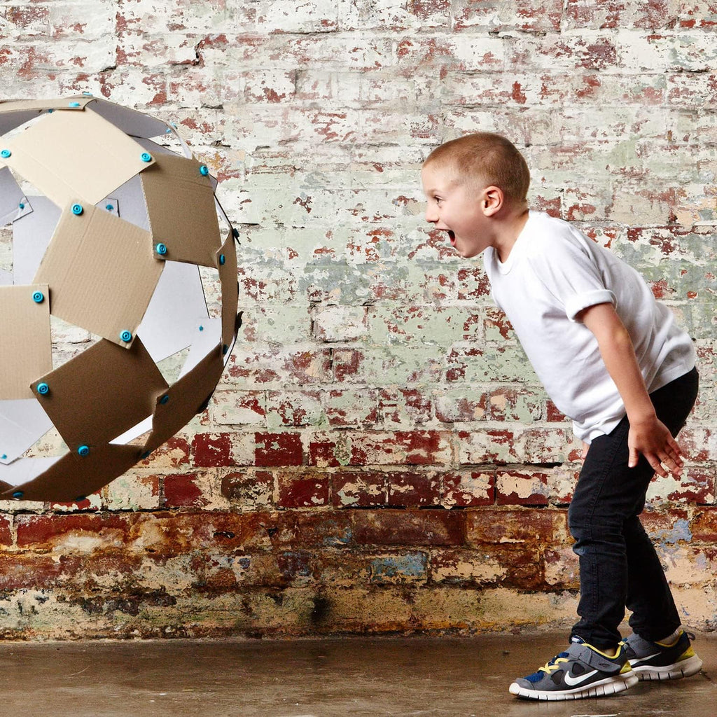 Makedo Scru Combo 160 Cardboard Connectors (Ages 4+)
