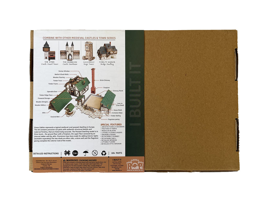 I BUILT IT Medieval Building Model Kits (Select Model)