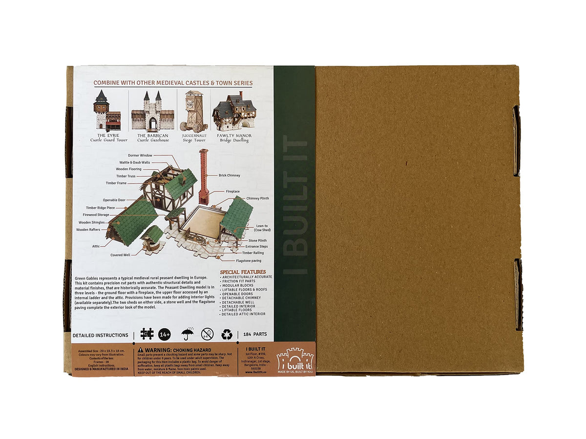 I BUILT IT Medieval Building Model Kits (Select Model)