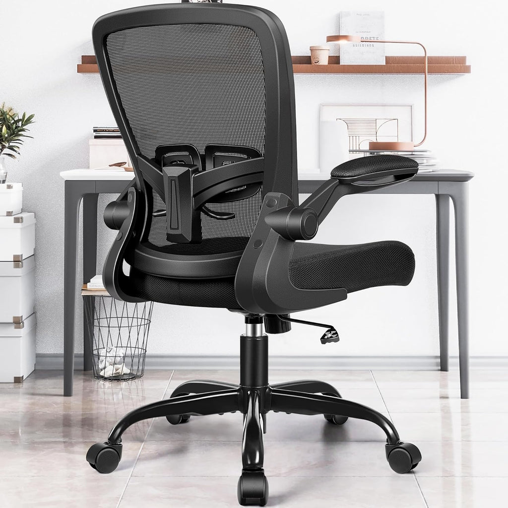 FelixKing Office Chair, Ergonomic Comfy Desk Chair with Flip-up Armrests