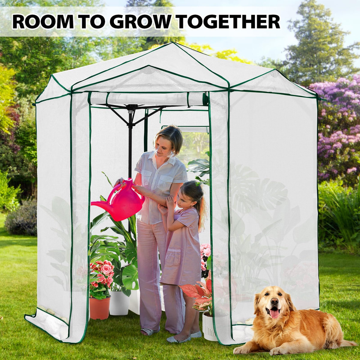 EAGLE PEAK Pop-Up Walk-In Greenhouse (Multiple Sizes)